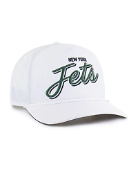 '47 Brand Men's White New York Jets Brrr Fairway Hitch Adjustable Hat