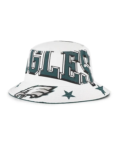 '47 Brand Women's White Philadelphia Eagles Energize Bucket Hat