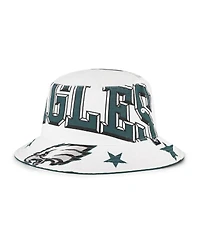 '47 Brand Women's White Philadelphia Eagles Energize Bucket Hat