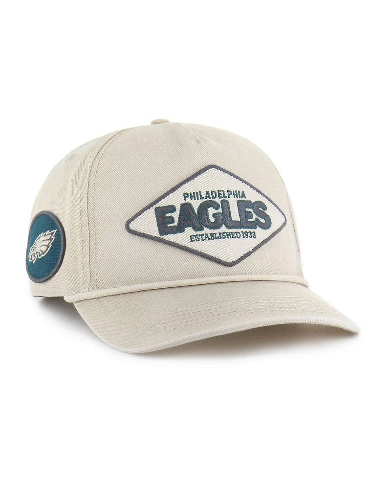 '47 Brand Men's Khaki Philadelphia Eagles Cairn Hitch Adjustable Hat