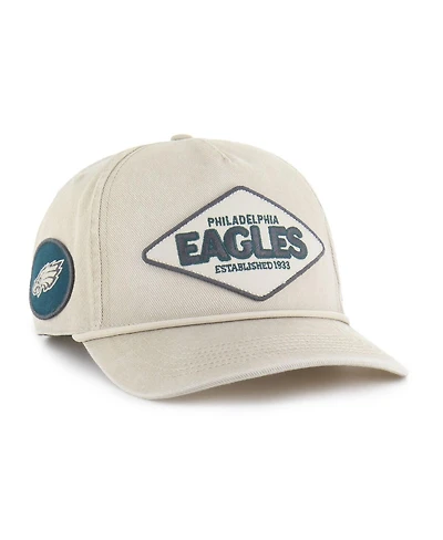 '47 Brand Men's Khaki Philadelphia Eagles Cairn Hitch Adjustable Hat