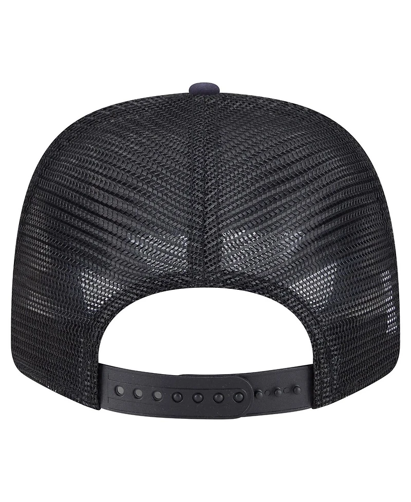 New Era Men's Black Athletics Adventure Drinks Pattern 9SEVENTY Stretch-Snap Hat