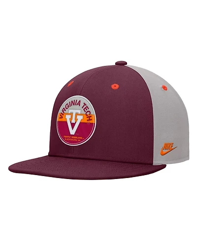 Nike Men's Maroon Virginia Tech Hokies Vintage Patch Snapback Hat