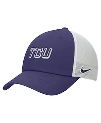 Nike Men's Purple Tcu Horned Frogs On-Field Club Adjustable Trucker Hat