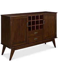 Kentler Mid Century Sideboard Buffet and Wine Rack