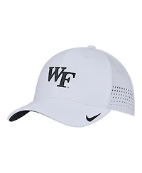 Nike Men's White Wake Forest Demon Deacons 2025 On-Field Performance Flex Hat