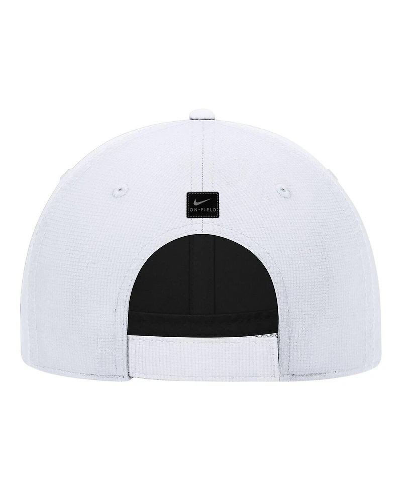 Nike Men's White Purdue Boilermakers 2025 On-Field Club Performance Adjustable Hat