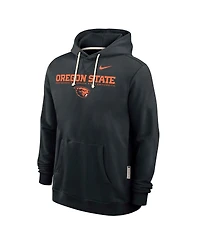 Nike Men's Black Oregon State Beavers 2025 Sideline Performance Pullover Hoodie
