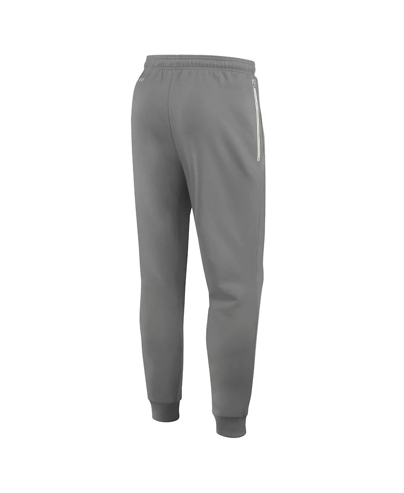 Nike Men's Heather Gray Air Force Falcons 2025 Sideline Performance Taper Pants