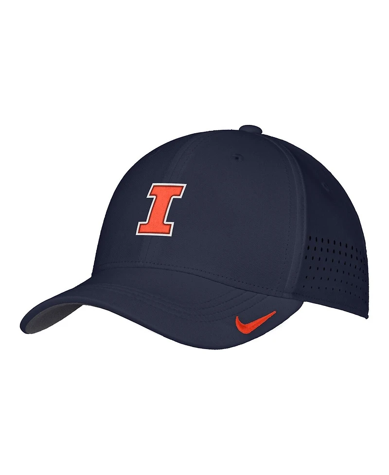 Nike Men's Navy Illinois Fighting Illini 2025 On-Field Performance Flex Hat