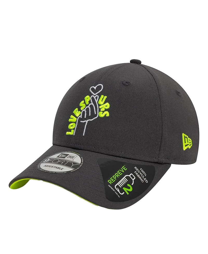 New Era Men's Gray Tottenham Hotspur Korea 9FORTY Adjustable Hat