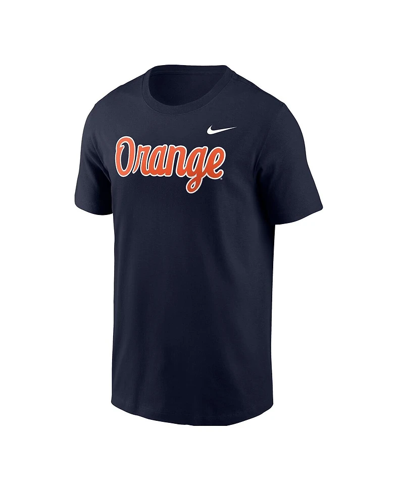 Nike Men's Navy Syracuse Orange Script T-Shirt