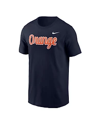 Nike Men's Navy Syracuse Orange Script T-Shirt
