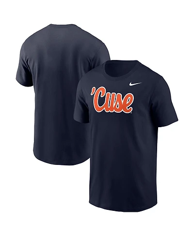 Nike Men's Navy Syracuse Orange Script T-Shirt