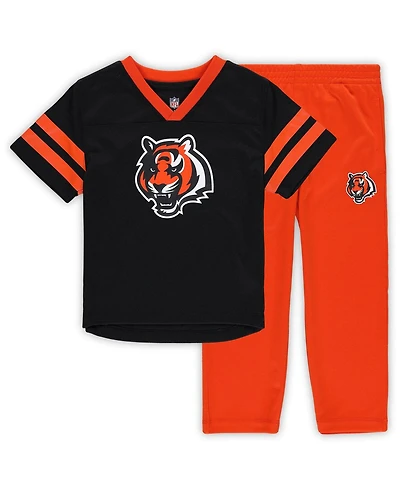 Outerstuff Toddler 2-Piece Cincinnati Bengals T-Shirt and Pants Set