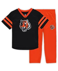 Outerstuff Toddler 2-Piece Cincinnati Bengals T-Shirt and Pants Set