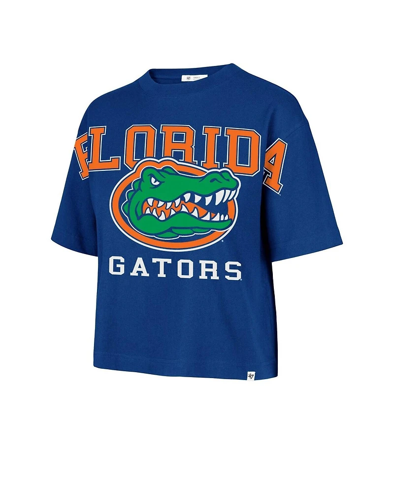 '47 Brand Women's Royal Florida Gators Outreach City Relaxed Cropped T-Shirt