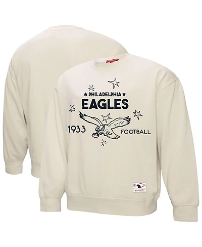 Fanatics Women's Cream Philadelphia Eagles Plus Shooting Star Pullover Sweatshirt