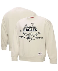 Fanatics Women's Cream Philadelphia Eagles Plus Shooting Star Pullover Sweatshirt