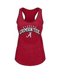 Fanatics Women's Crimson Alabama Tide Plus Arch Tank Top