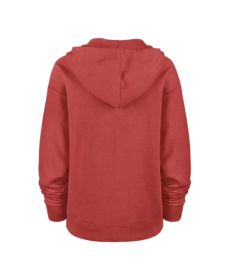 '47 Brand Women's Scarlet San Francisco 49ers Plus Clarity Kennedy Pullover Hoodie