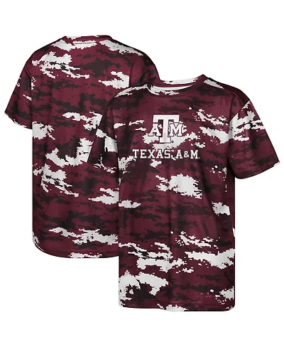 Outerstuff Big Boys and Girls Maroon Texas A&M Aggies Scrimmage Sublimated T-Shirt