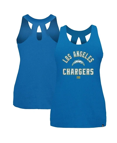 New Era Women's Powder Blue Los Angeles Chargers 2024 Nfl Training Camp Tank Top