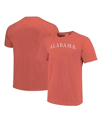 Image One Men's and Women's Coral Alabama Crimson Tide Comfort Colors Fashion Color Arch T-Shirt