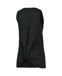 New Era Women's Black Pittsburgh Steelers Space Dye Active Tank Top