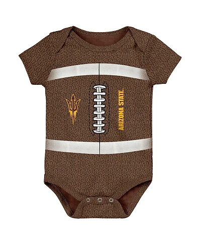 Outerstuff Newborn Brown Arizona State Sun Devils Football Bodysuit