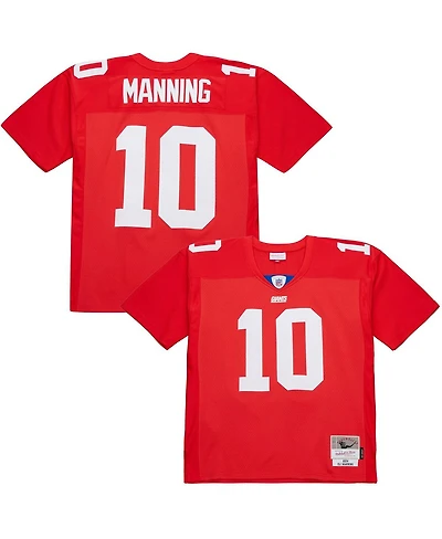 Mitchell & Ness Men's Eli Manning Red New York Giants 2004 Legacy Replica Jersey