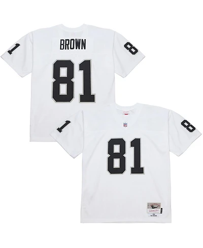 Mitchell & Ness Men's Tim Brown White Los Angeles Raiders 1994 Legacy Replica Jersey
