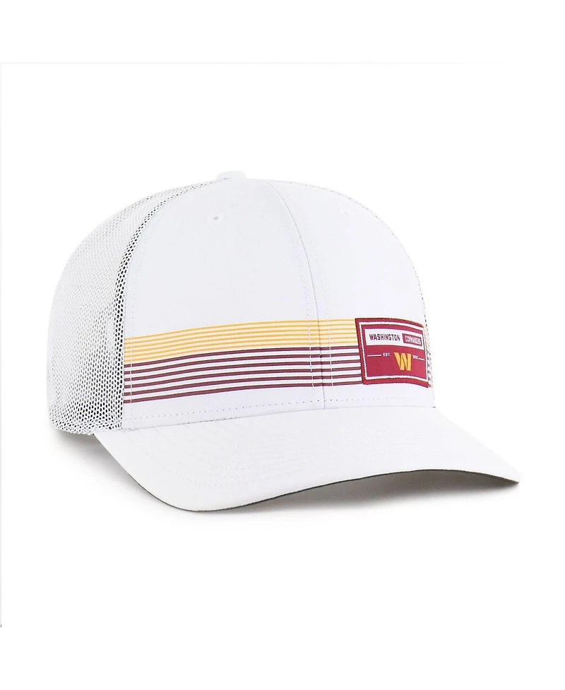 '47 Brand Men's White Washington Commanders Rangefinder Trucker Adjustable Hat