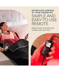 Lifepro Infrared Red Light Therapy Body Wrap - Pain Relief & Recovery Mat with 3 Modes, 660nm & 850nm Red Light Therapy