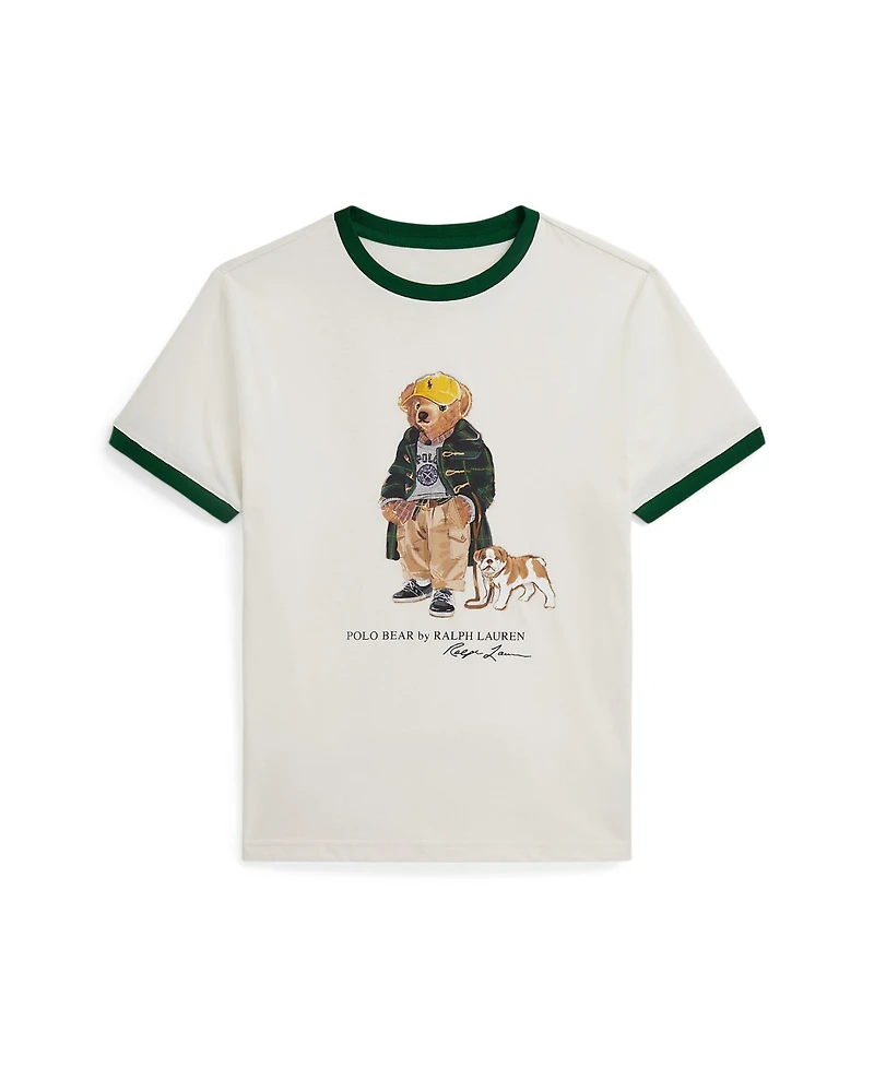 Polo Ralph Lauren Big Boys Bear Cotton Ringer T-Shirt
