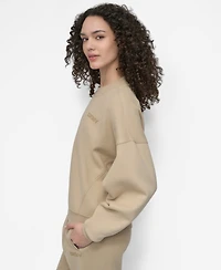 Dkny Women's Crew Neck Long Sleeves Top