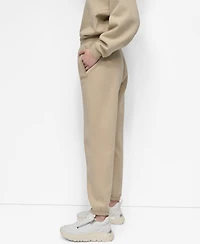 Dkny Women's Hd Logo High Waist Relaxed Joggers