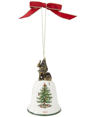Spode Christmas Tree 2025 Santa Annual Bell Ornament