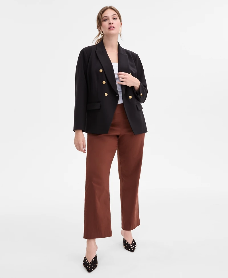 I.n.c. International Concepts Plus Faux Double-Breasted Blazer, Macy's Exclusive