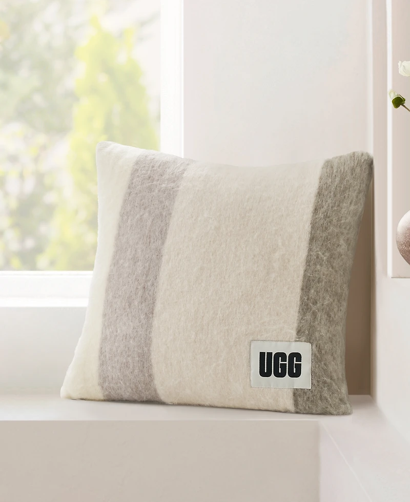 Ugg Calyx Stripe Faux Mohair Decorative Pillow, 20" x