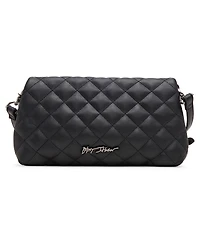 Betsey Johnson Jaw Dropping Quilt Tunnel Flap Clutch Bag