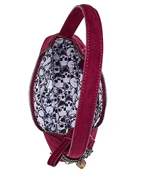 Betsey Johnson Headliner Deboss Top Zipper Shoulder Bag