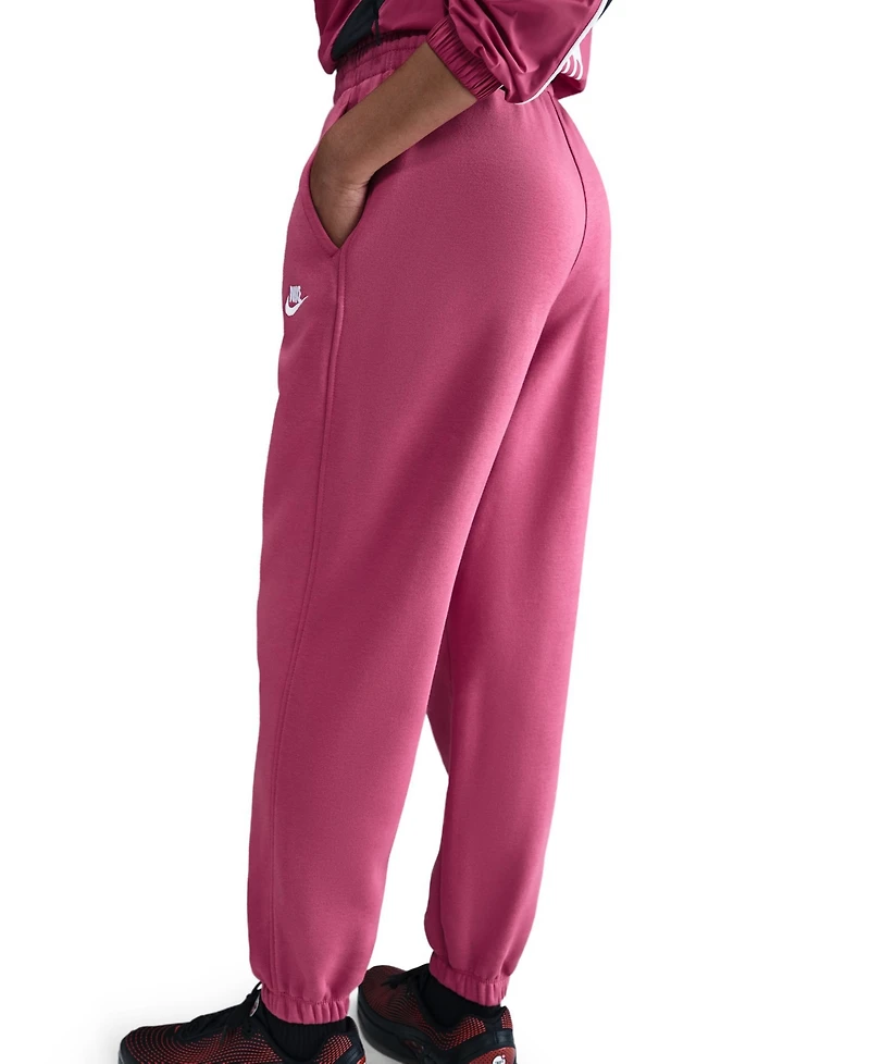 Nike Big Girls Sportswear Club Fleece Loose Logo Joggers