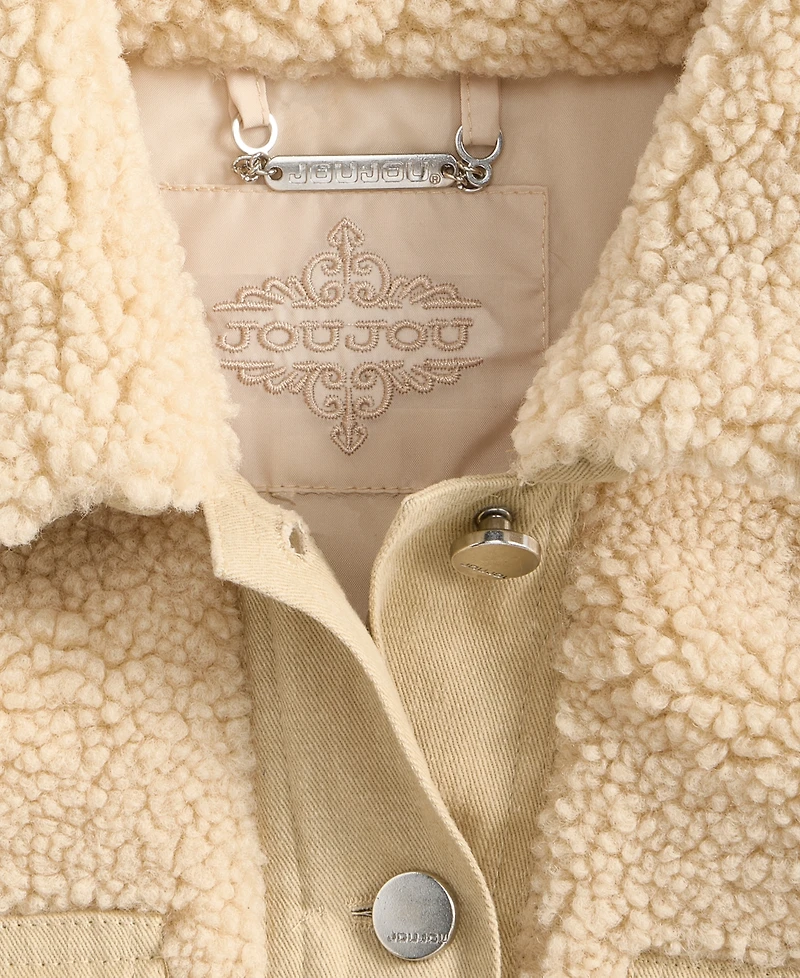 Jou Girls 4-8 Center-Front Button Jacket