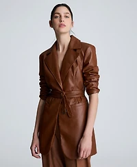 Kenneth Cole Women's Belted Trench Coat
