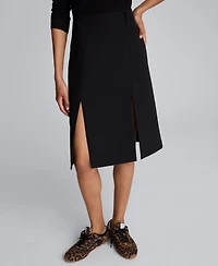 Kenneth Cole Women's High-rise Knee Length Skirt