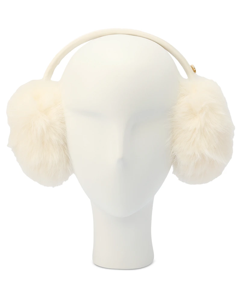 kate spade new york Oversized Faux-Fur Earmuffs