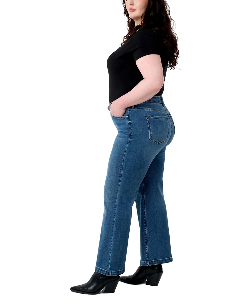Seven7 Plus Bella Wide Leg Jeans