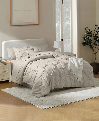 Nestl Luxury Soft Pinch Pleat 7-Pc. Comforter Set