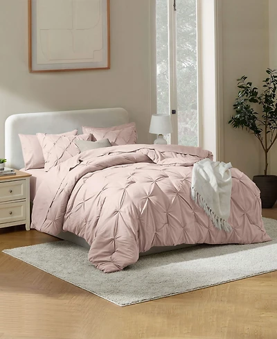 Nestl Luxury Soft Pinch Pleat 7-Pc. Comforter Set